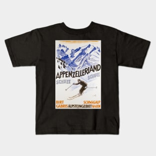 Appenzellerland,Schnee Sonne,Switzerland Kids T-Shirt